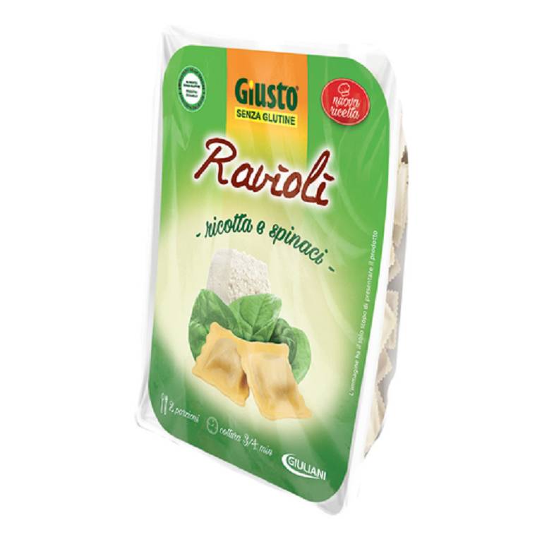 GIUSTO S/G RAVIOLI RICOTTA/SPI